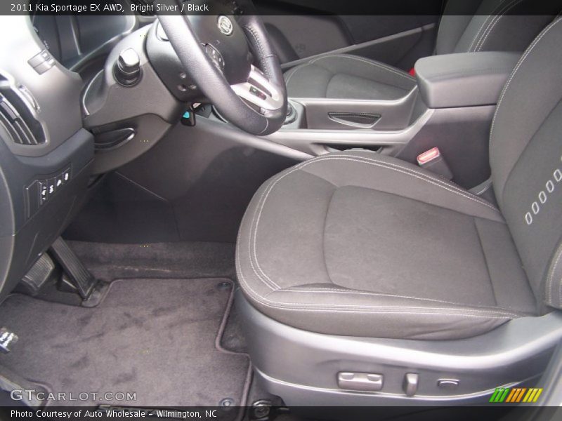 Bright Silver / Black 2011 Kia Sportage EX AWD