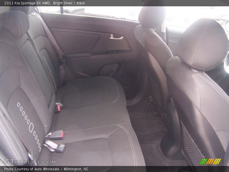 Bright Silver / Black 2011 Kia Sportage EX AWD