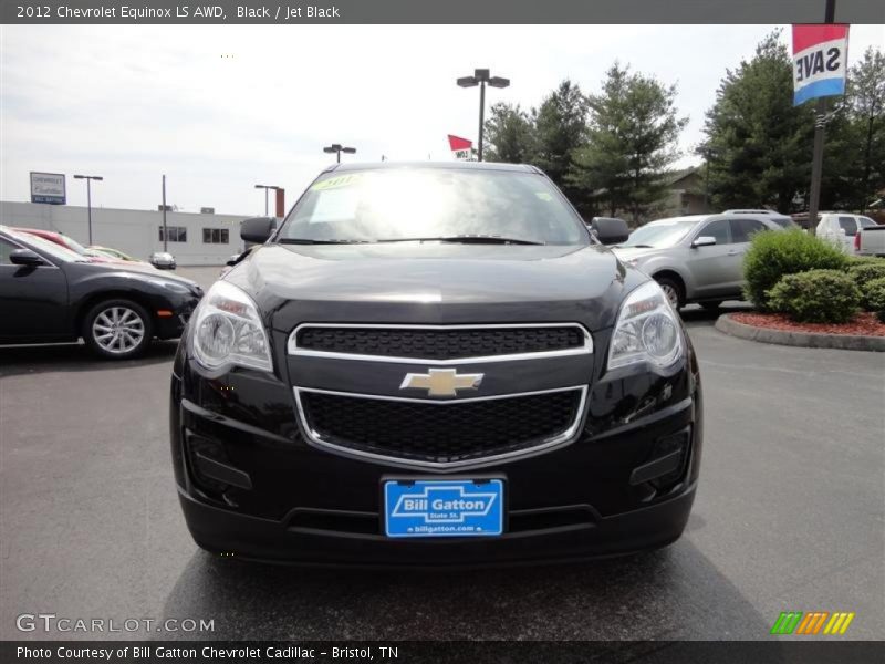 Black / Jet Black 2012 Chevrolet Equinox LS AWD