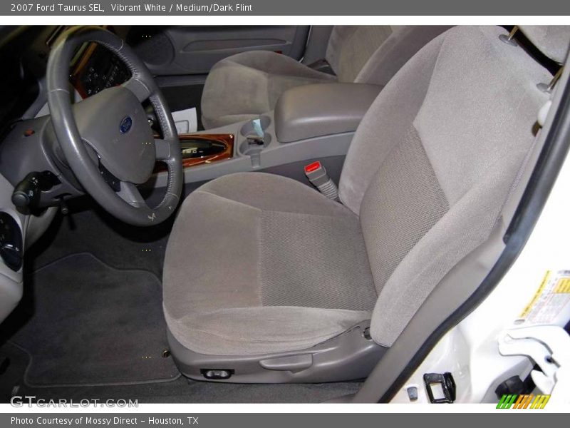 Vibrant White / Medium/Dark Flint 2007 Ford Taurus SEL