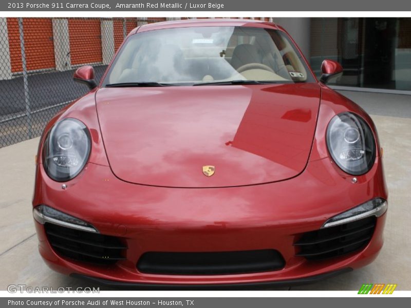 Amaranth Red Metallic / Luxor Beige 2013 Porsche 911 Carrera Coupe