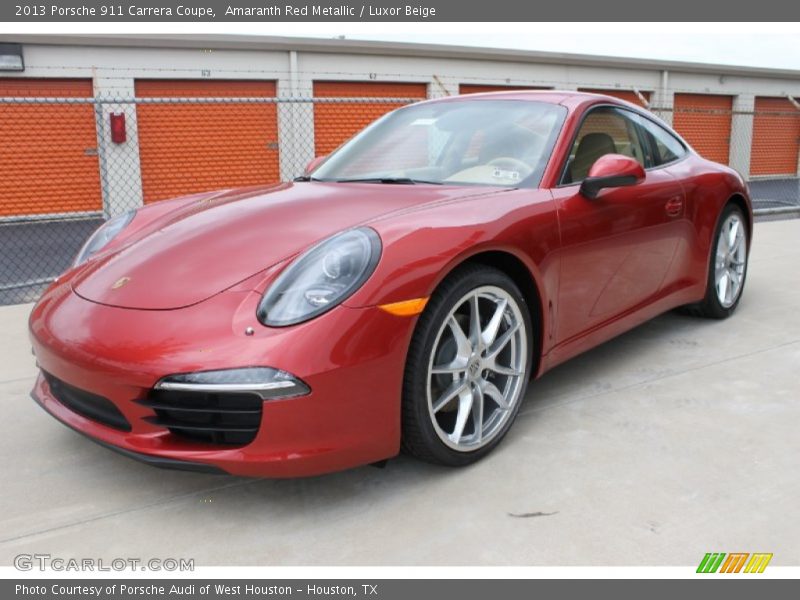 Amaranth Red Metallic / Luxor Beige 2013 Porsche 911 Carrera Coupe