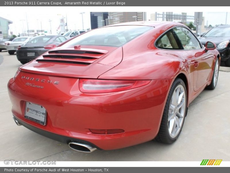 Amaranth Red Metallic / Luxor Beige 2013 Porsche 911 Carrera Coupe