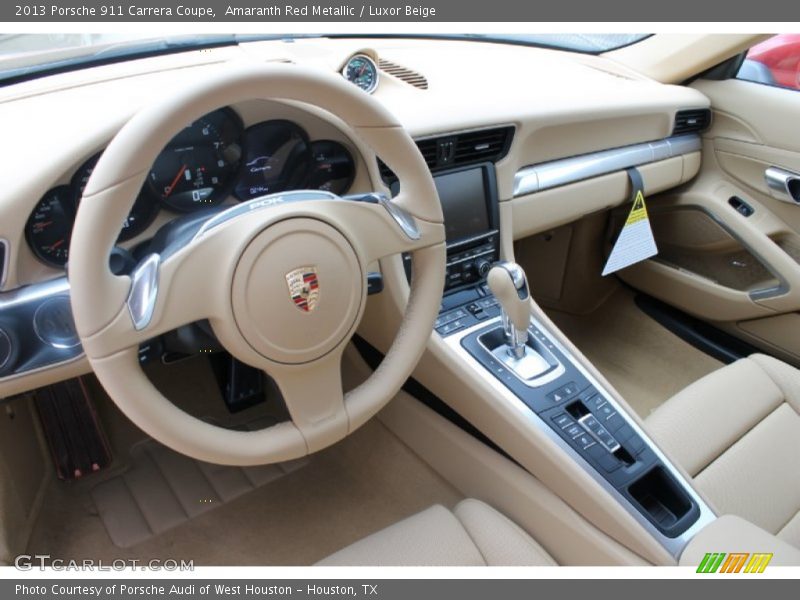 Amaranth Red Metallic / Luxor Beige 2013 Porsche 911 Carrera Coupe