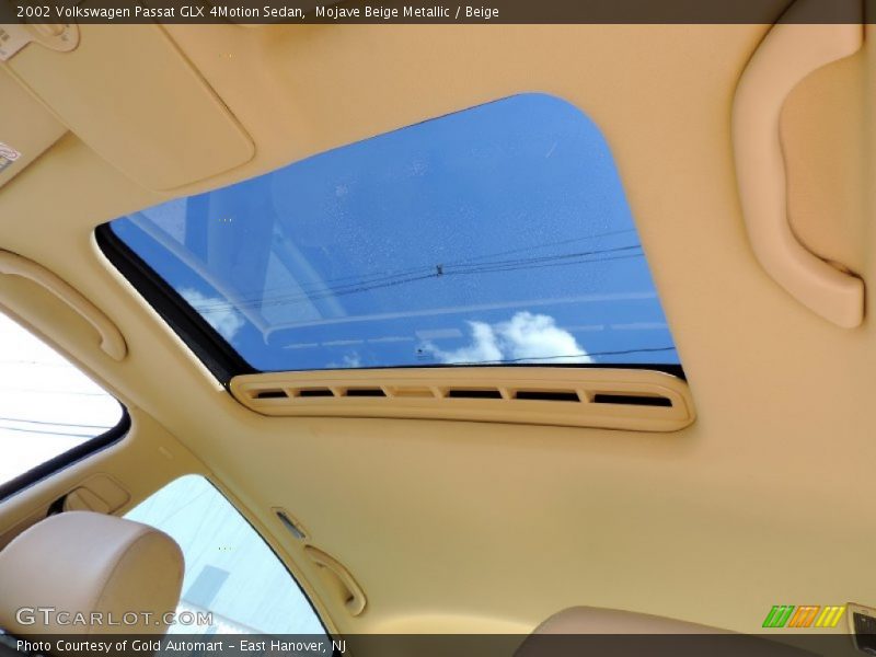 Mojave Beige Metallic / Beige 2002 Volkswagen Passat GLX 4Motion Sedan