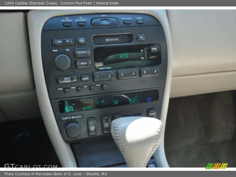 Controls of 1999 Eldorado Coupe