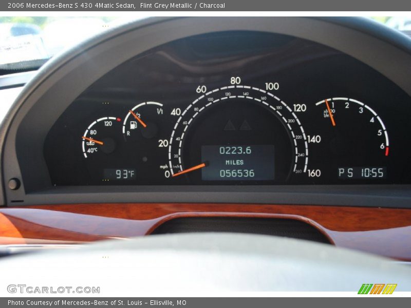 Flint Grey Metallic / Charcoal 2006 Mercedes-Benz S 430 4Matic Sedan