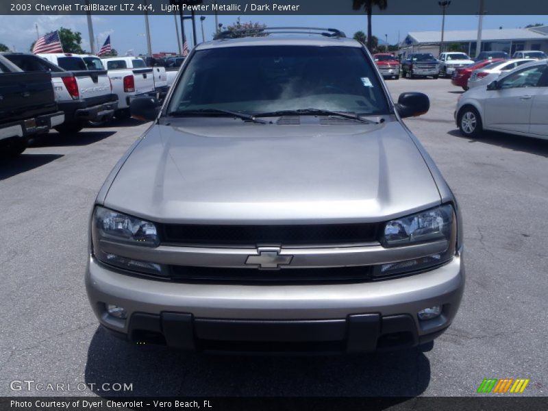 Light Pewter Metallic / Dark Pewter 2003 Chevrolet TrailBlazer LTZ 4x4