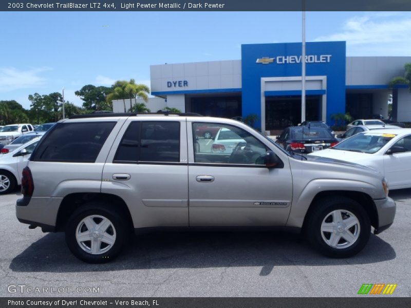 Light Pewter Metallic / Dark Pewter 2003 Chevrolet TrailBlazer LTZ 4x4