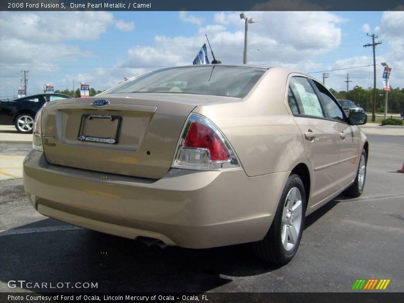 Dune Pearl Metallic / Camel 2008 Ford Fusion S