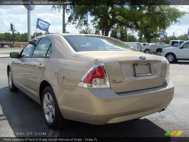 Dune Pearl Metallic / Camel 2008 Ford Fusion S