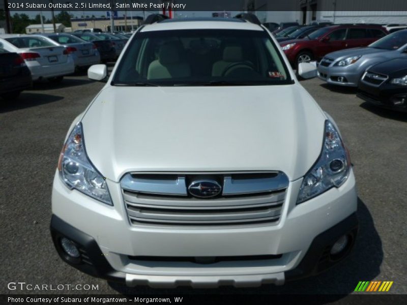 Satin White Pearl / Ivory 2014 Subaru Outback 2.5i Limited