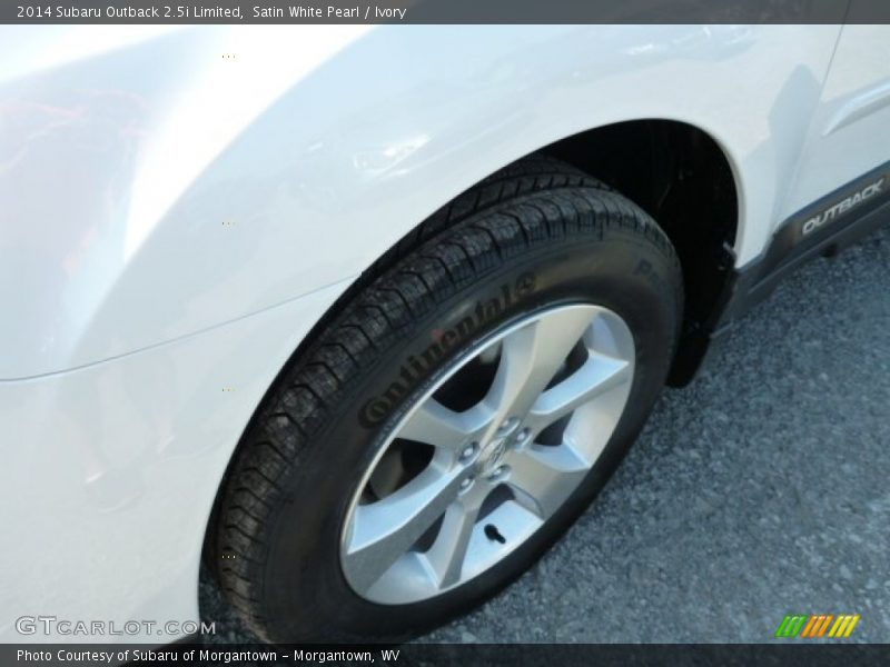 Satin White Pearl / Ivory 2014 Subaru Outback 2.5i Limited