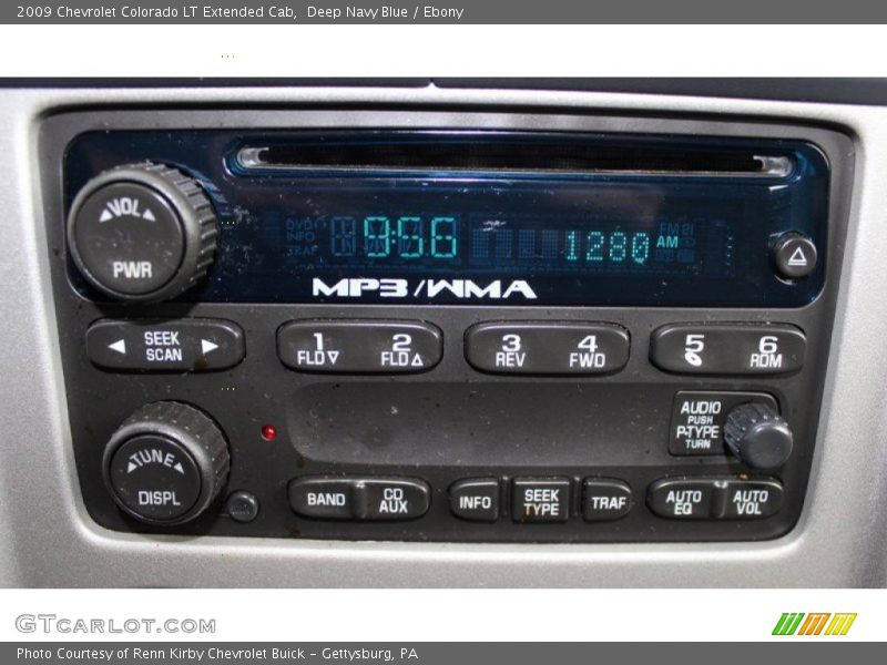 Audio System of 2009 Colorado LT Extended Cab