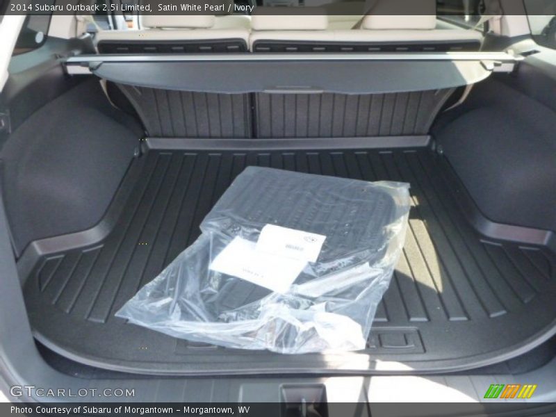 Satin White Pearl / Ivory 2014 Subaru Outback 2.5i Limited