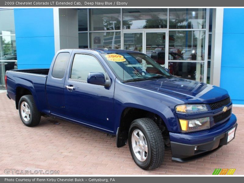 Deep Navy Blue / Ebony 2009 Chevrolet Colorado LT Extended Cab