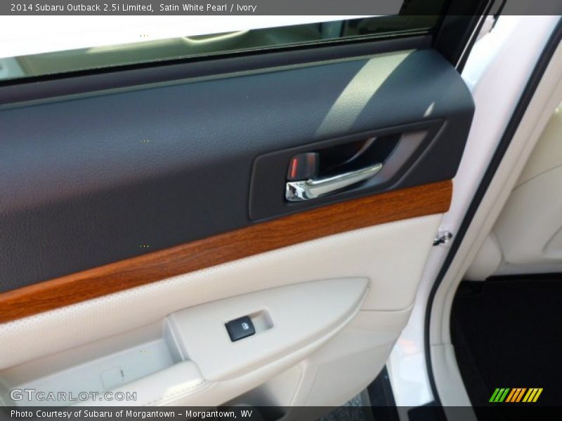 Satin White Pearl / Ivory 2014 Subaru Outback 2.5i Limited