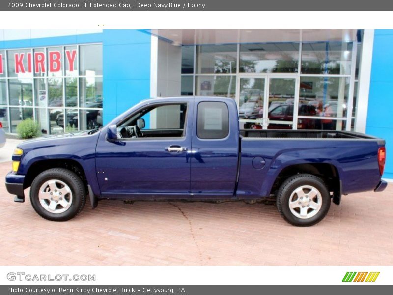 Deep Navy Blue / Ebony 2009 Chevrolet Colorado LT Extended Cab
