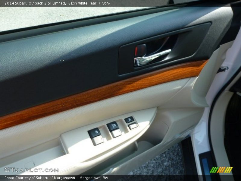 Satin White Pearl / Ivory 2014 Subaru Outback 2.5i Limited
