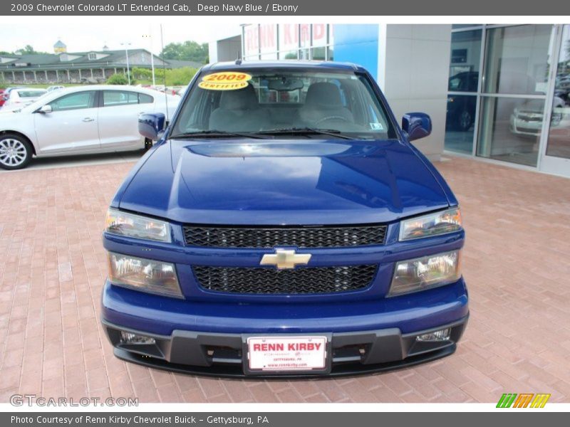 Deep Navy Blue / Ebony 2009 Chevrolet Colorado LT Extended Cab