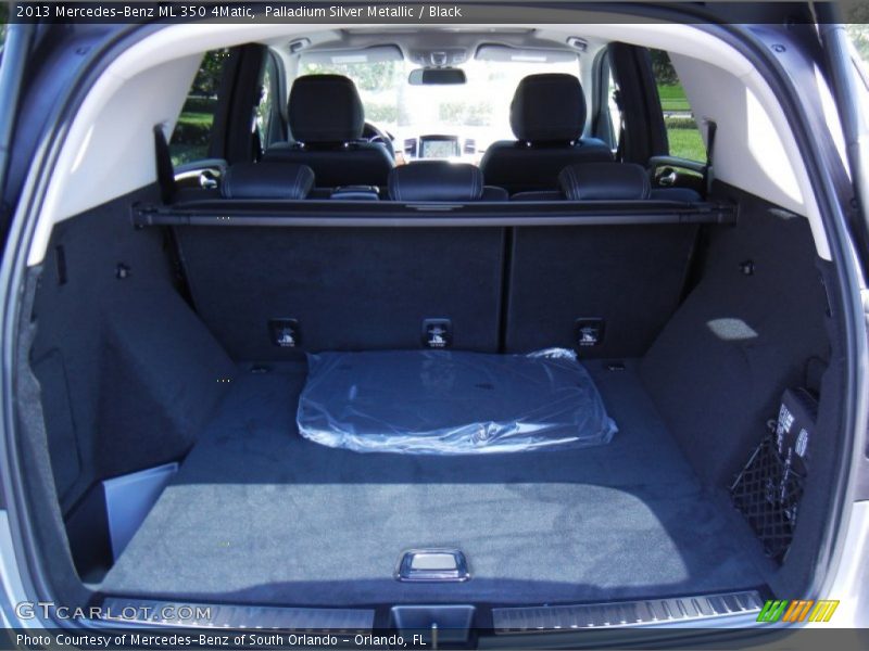 Palladium Silver Metallic / Black 2013 Mercedes-Benz ML 350 4Matic