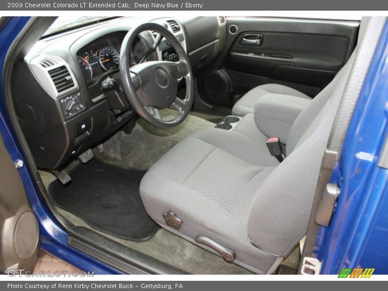 Ebony Interior - 2009 Colorado LT Extended Cab 