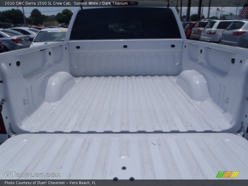 Summit White / Dark Titanium 2010 GMC Sierra 1500 SL Crew Cab