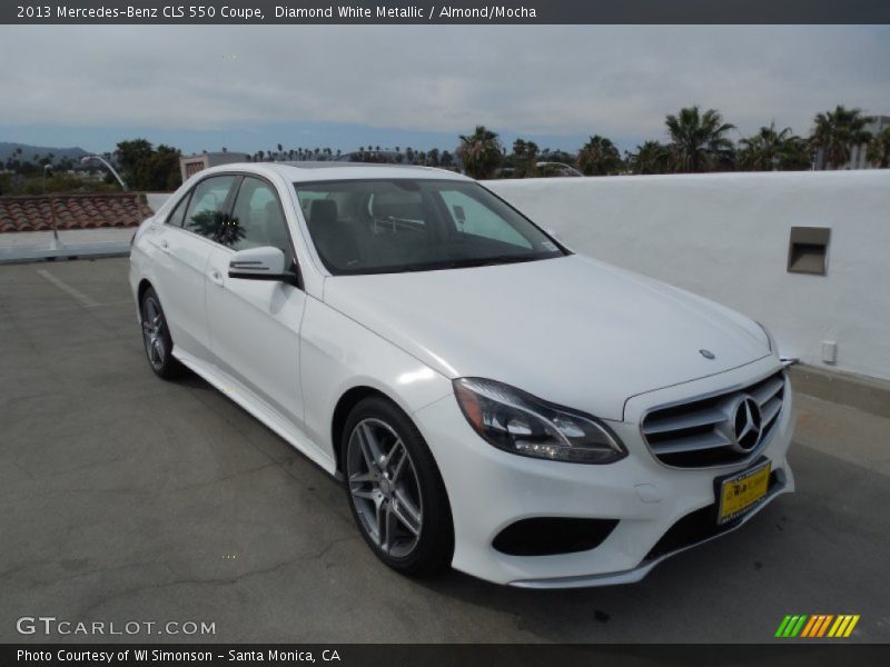 Diamond White Metallic / Almond/Mocha 2013 Mercedes-Benz CLS 550 Coupe