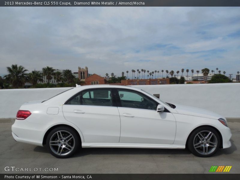 Diamond White Metallic / Almond/Mocha 2013 Mercedes-Benz CLS 550 Coupe