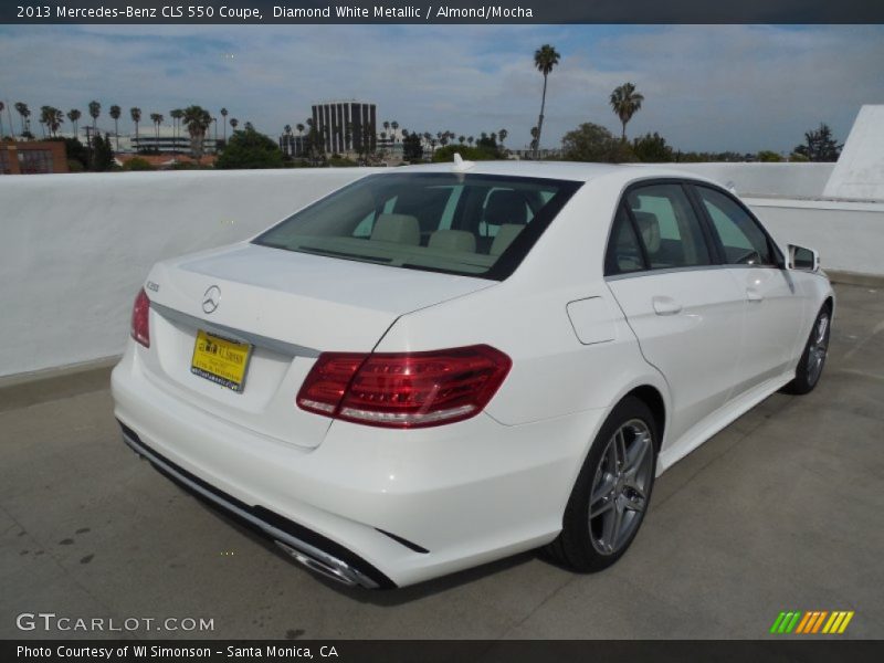 Diamond White Metallic / Almond/Mocha 2013 Mercedes-Benz CLS 550 Coupe