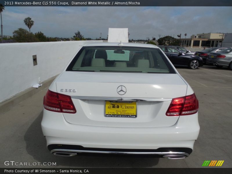 Diamond White Metallic / Almond/Mocha 2013 Mercedes-Benz CLS 550 Coupe