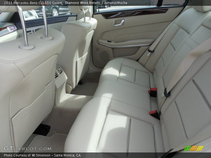 Diamond White Metallic / Almond/Mocha 2013 Mercedes-Benz CLS 550 Coupe
