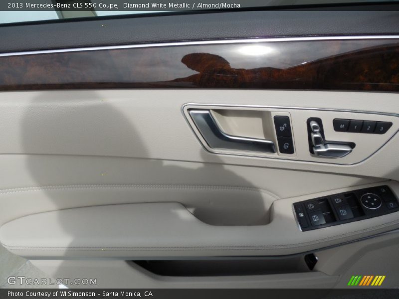 Diamond White Metallic / Almond/Mocha 2013 Mercedes-Benz CLS 550 Coupe