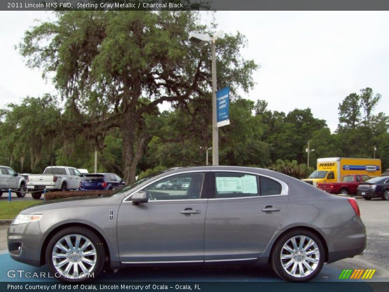 Sterling Gray Metallic / Charcoal Black 2011 Lincoln MKS FWD