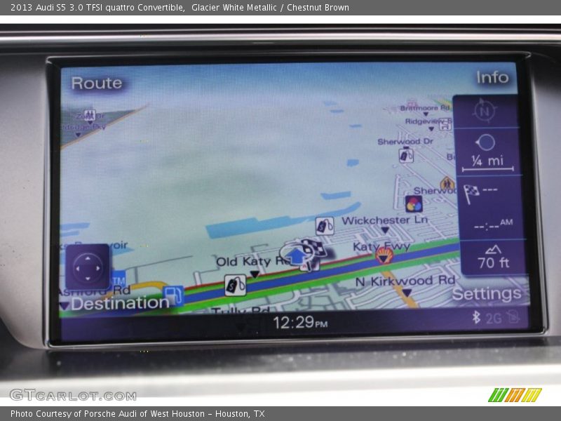 Glacier White Metallic / Chestnut Brown 2013 Audi S5 3.0 TFSI quattro Convertible