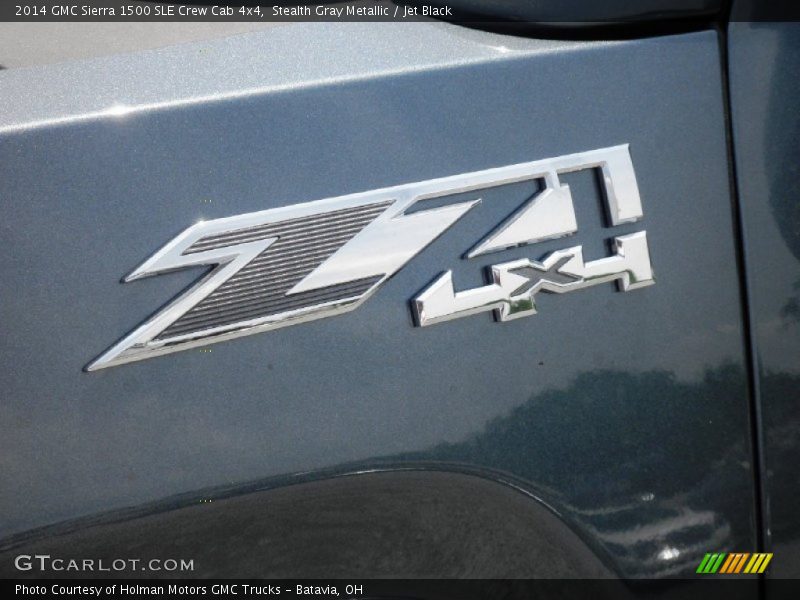 Stealth Gray Metallic / Jet Black 2014 GMC Sierra 1500 SLE Crew Cab 4x4