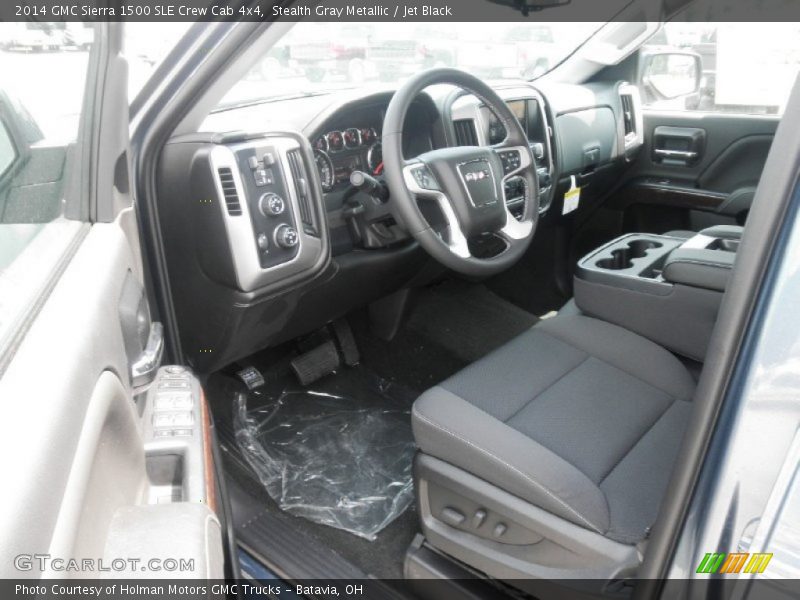 Jet Black Interior - 2014 Sierra 1500 SLE Crew Cab 4x4 