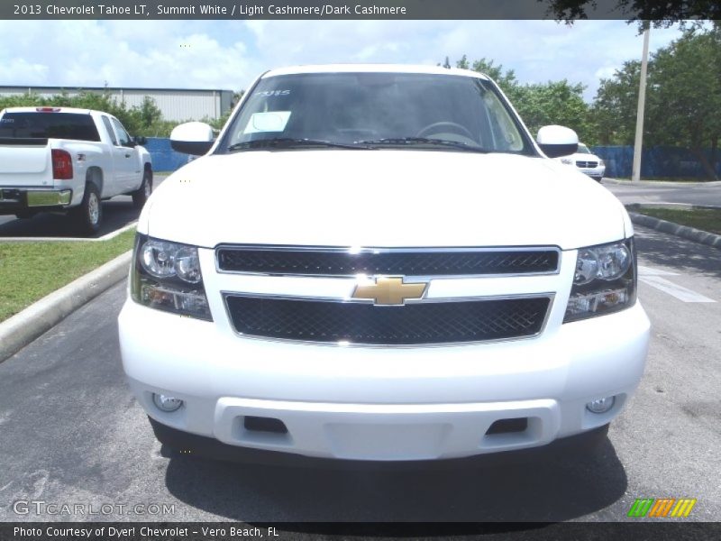 Summit White / Light Cashmere/Dark Cashmere 2013 Chevrolet Tahoe LT