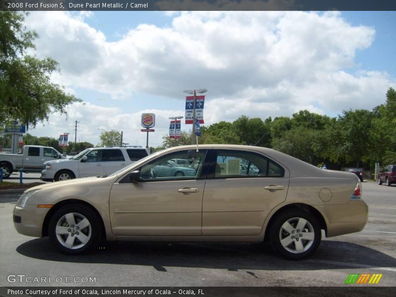 Dune Pearl Metallic / Camel 2008 Ford Fusion S