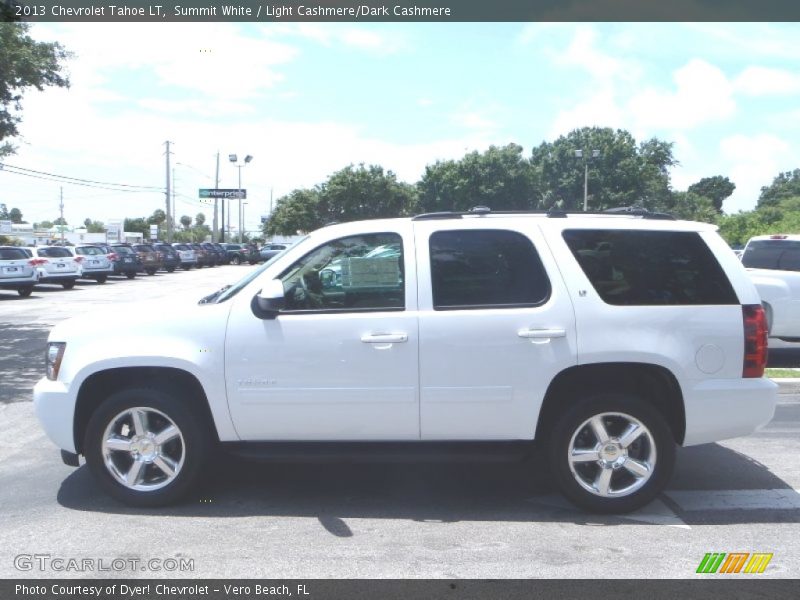 Summit White / Light Cashmere/Dark Cashmere 2013 Chevrolet Tahoe LT