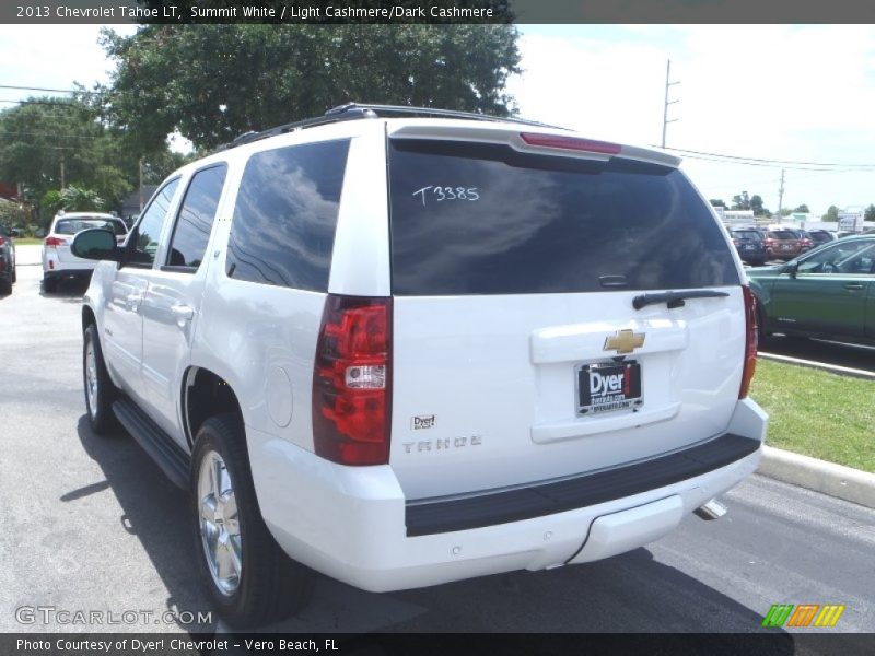 Summit White / Light Cashmere/Dark Cashmere 2013 Chevrolet Tahoe LT