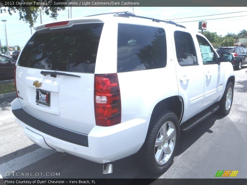 Summit White / Light Cashmere/Dark Cashmere 2013 Chevrolet Tahoe LT