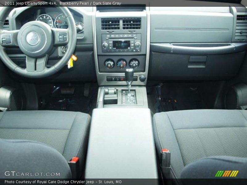 Blackberry Pearl / Dark Slate Gray 2011 Jeep Liberty Sport 4x4