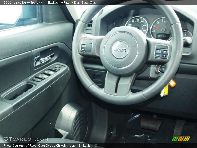 Blackberry Pearl / Dark Slate Gray 2011 Jeep Liberty Sport 4x4