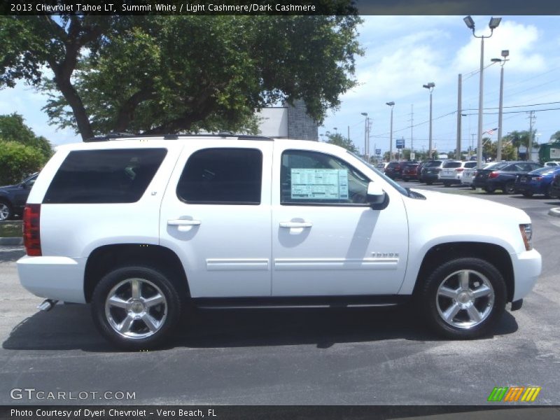 Summit White / Light Cashmere/Dark Cashmere 2013 Chevrolet Tahoe LT