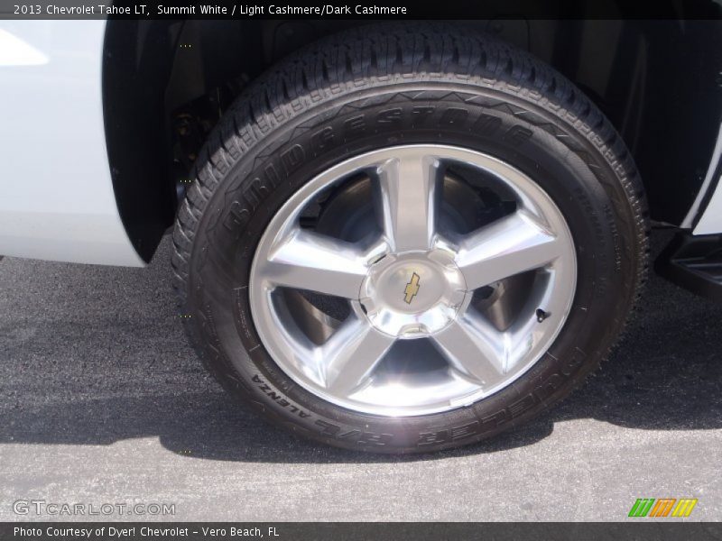 Summit White / Light Cashmere/Dark Cashmere 2013 Chevrolet Tahoe LT