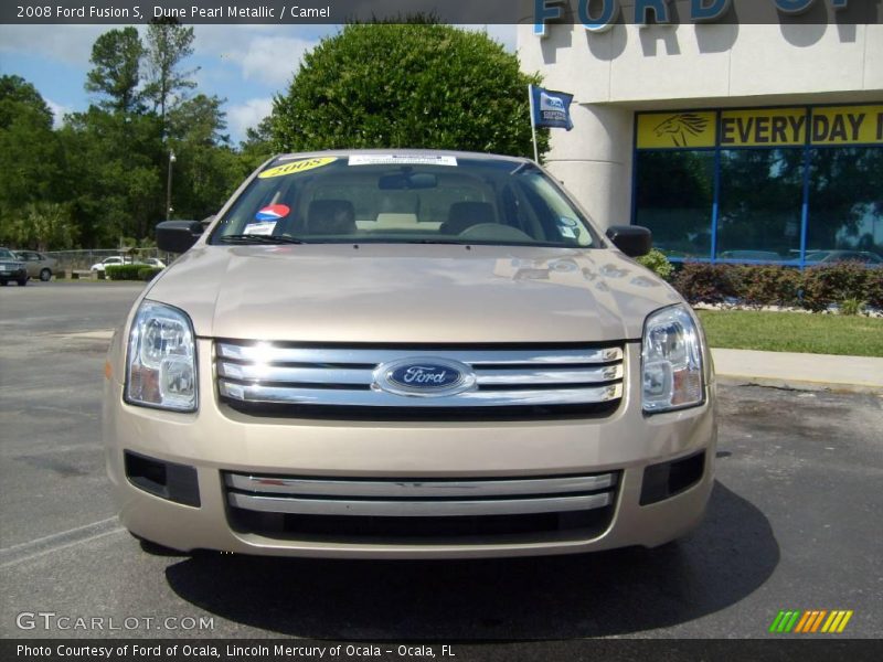 Dune Pearl Metallic / Camel 2008 Ford Fusion S