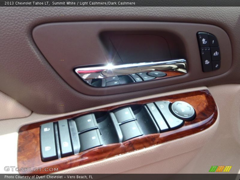Summit White / Light Cashmere/Dark Cashmere 2013 Chevrolet Tahoe LT