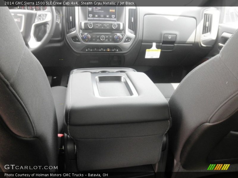 Stealth Gray Metallic / Jet Black 2014 GMC Sierra 1500 SLE Crew Cab 4x4