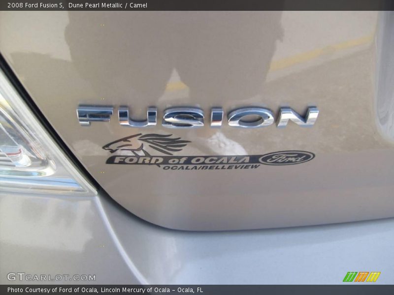 Dune Pearl Metallic / Camel 2008 Ford Fusion S